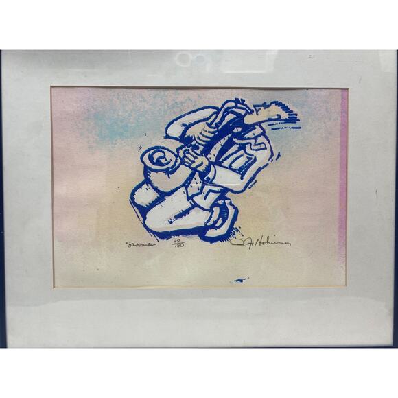 R.J. HOHIMER SIGNED SILKSCREEN SERIGRAPH Saxman Limited Signed Numbered - Picture 4 of 9